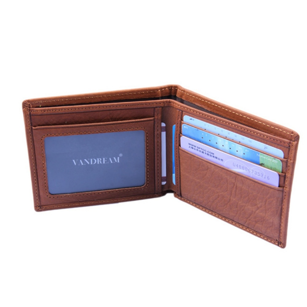 Scorpion Engraved Leather Bifold Men Wallet - Picture 6 of 7
